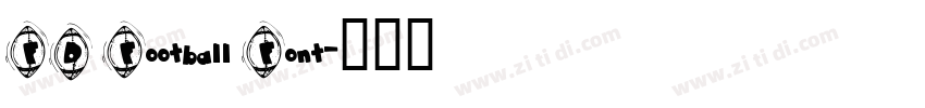 FD Football Font字体转换